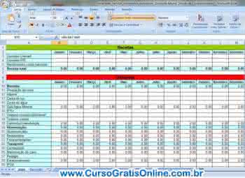 Planilha De Custos Excel Gratis Cursos Gratuitos