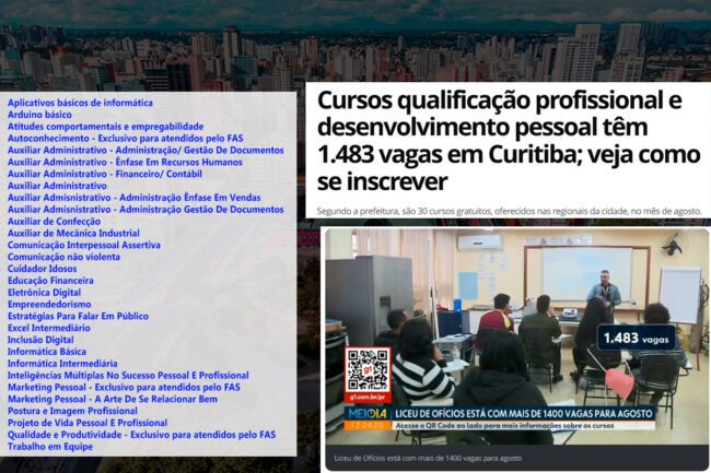 Cursos Gratuitos Em Curitiba: Onde Fazer E Cursos Disponíveis