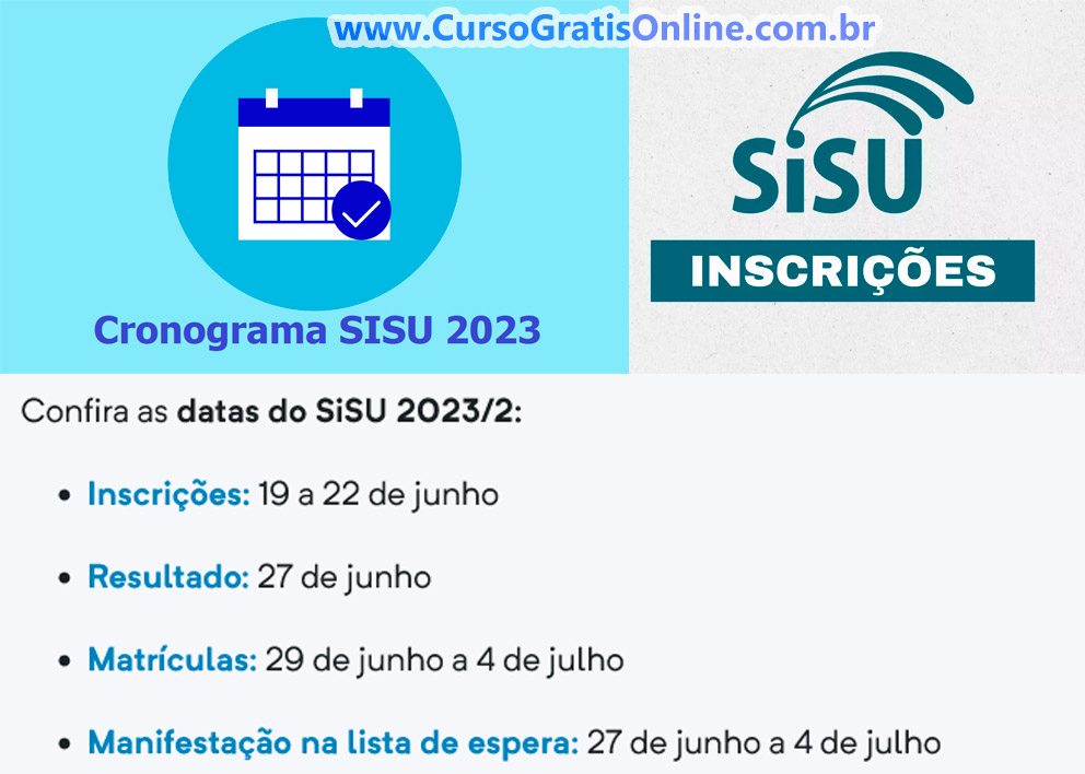Inscrições no SiSU 2023-2 seguem até o dia 22 de junho – SiSU
